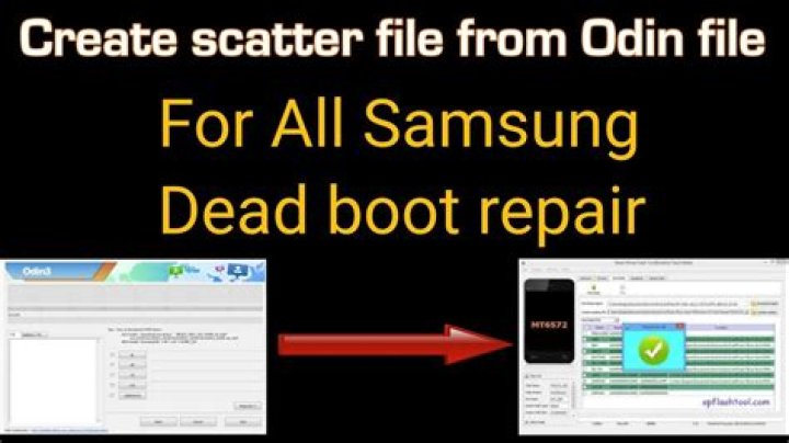 How To Create Scatter File For Dead Phone