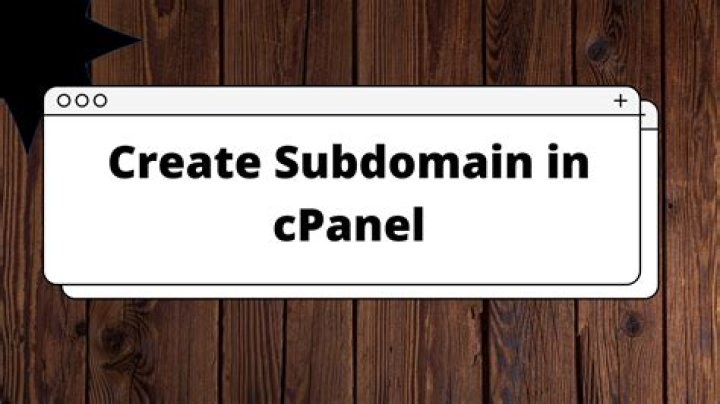 How To Create Subdomain In Cpanel Using Php