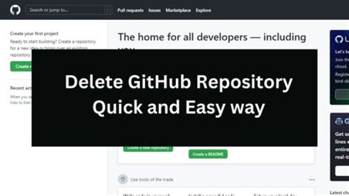 How To Delete Repository In Github