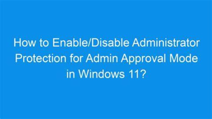 How to Enable, Disable Administrator Account in Windows 10