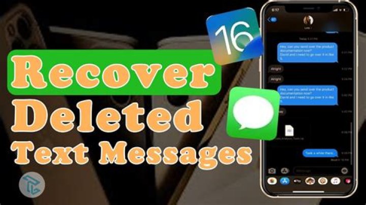 How To Get Deleted Text Messages On Iphone