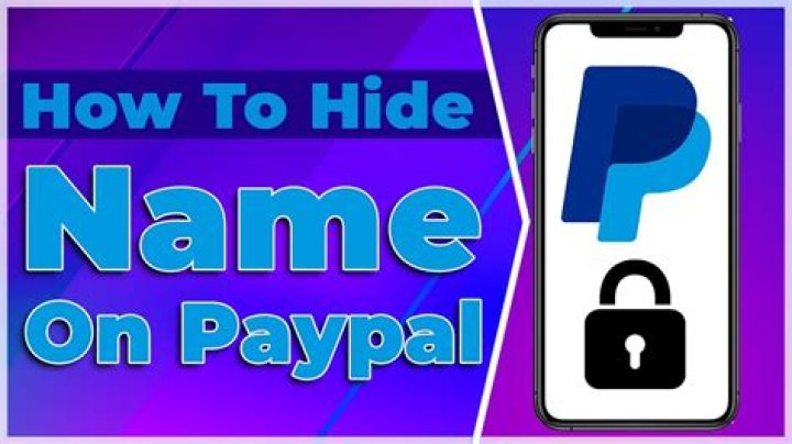 How To Hide Name On Paypal