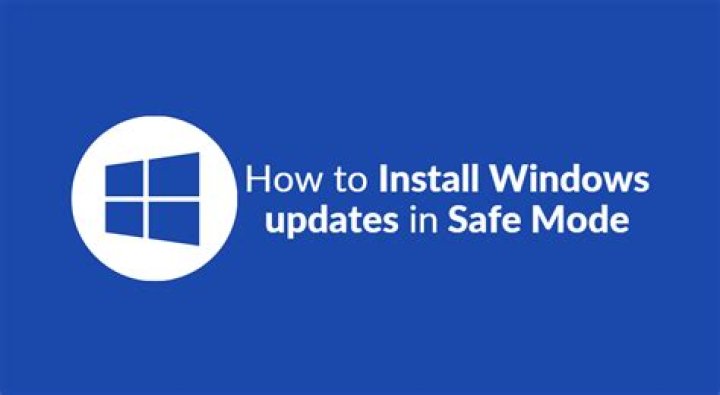 How to install Windows updates in Safe Mode