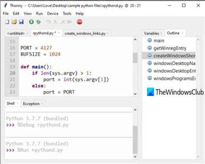 How to open PY files on a Windows 10/11 PC