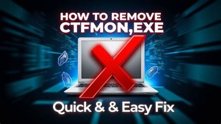 How to remove ctfmon.exe from PC