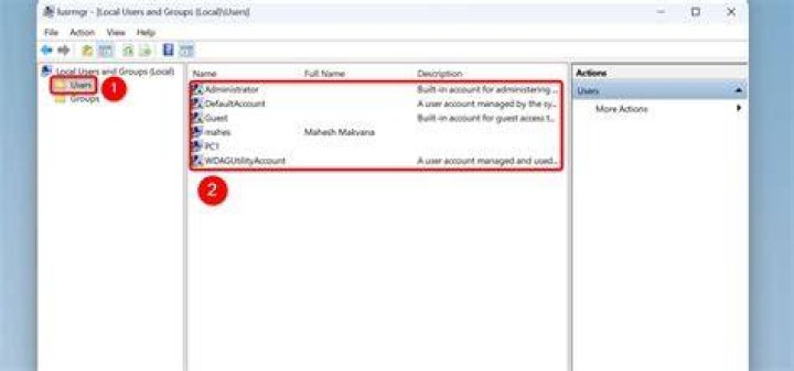 How to remove local users in Windows 11
