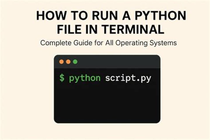 How To Run A Python File In Terminal