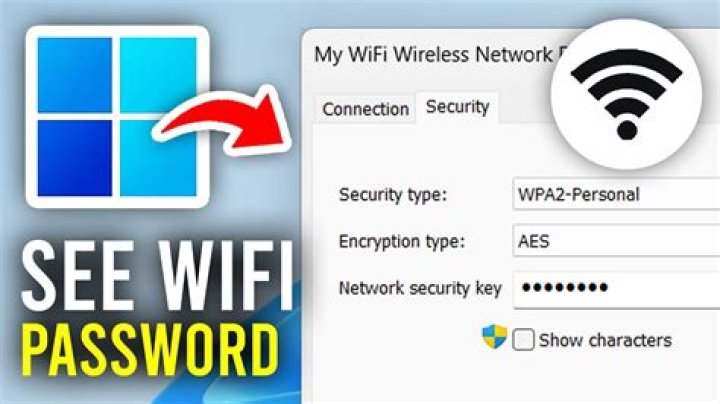 how to see wifi password windows 10