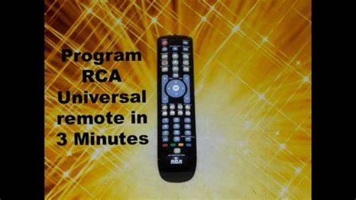 How To Set Up A Rca Universal Remote