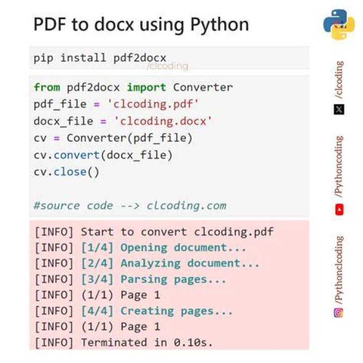 How to write to a file in Python (TXT, CSV, DOCX)