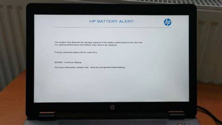 hp battery error