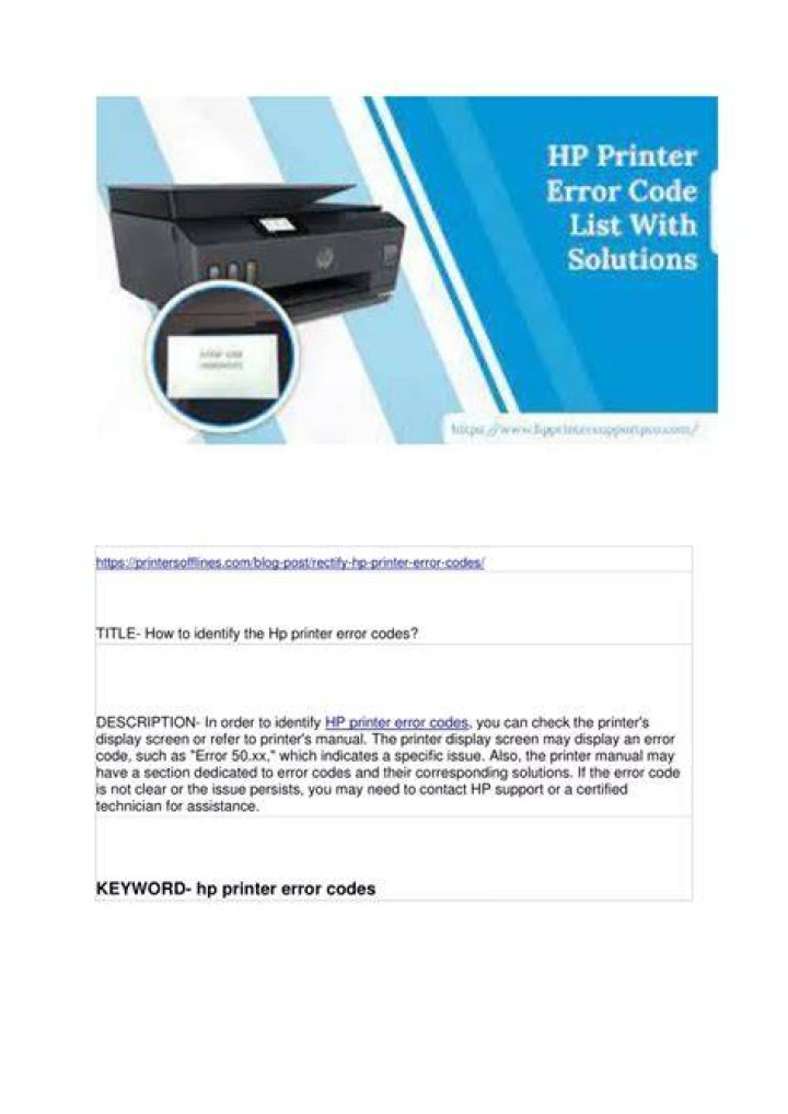 identify HP printer