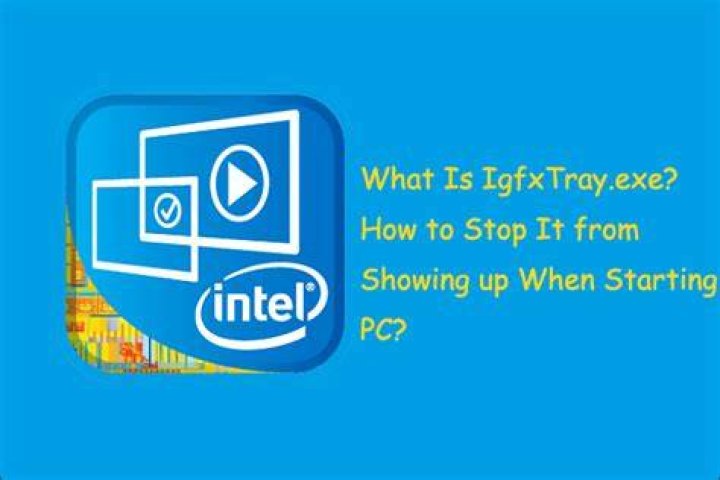 man using computer igfxtray startup