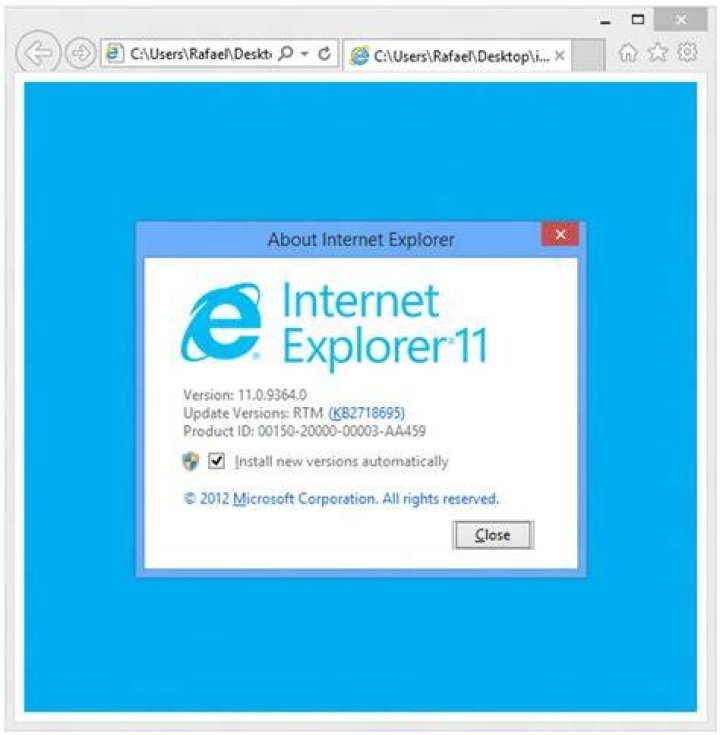 internet explorer 11 most used browser in the world