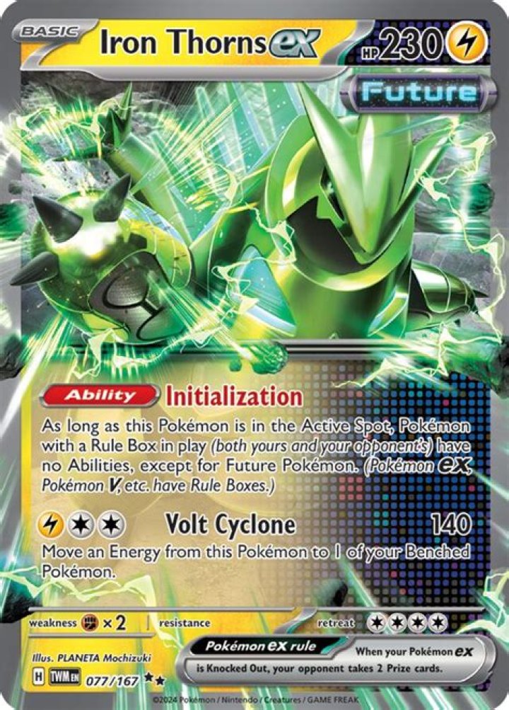 Iron Thorns ex (Twilight Masquerade 77)