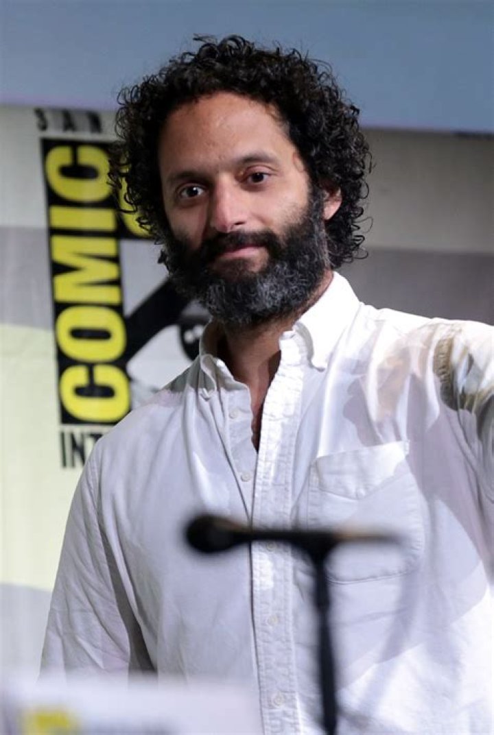 Jason Mantzoukas protests with the WGA in California.