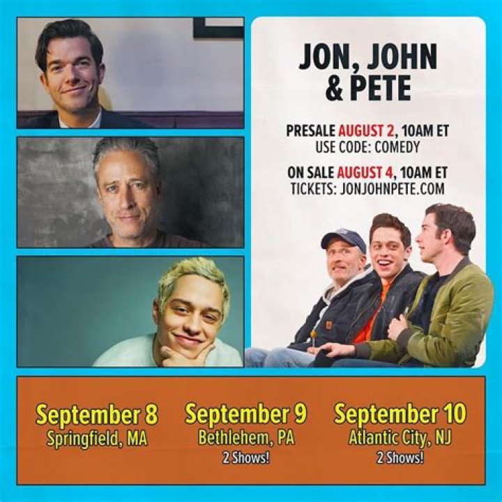 John Stewart, Pete Davidson, John Mulaney