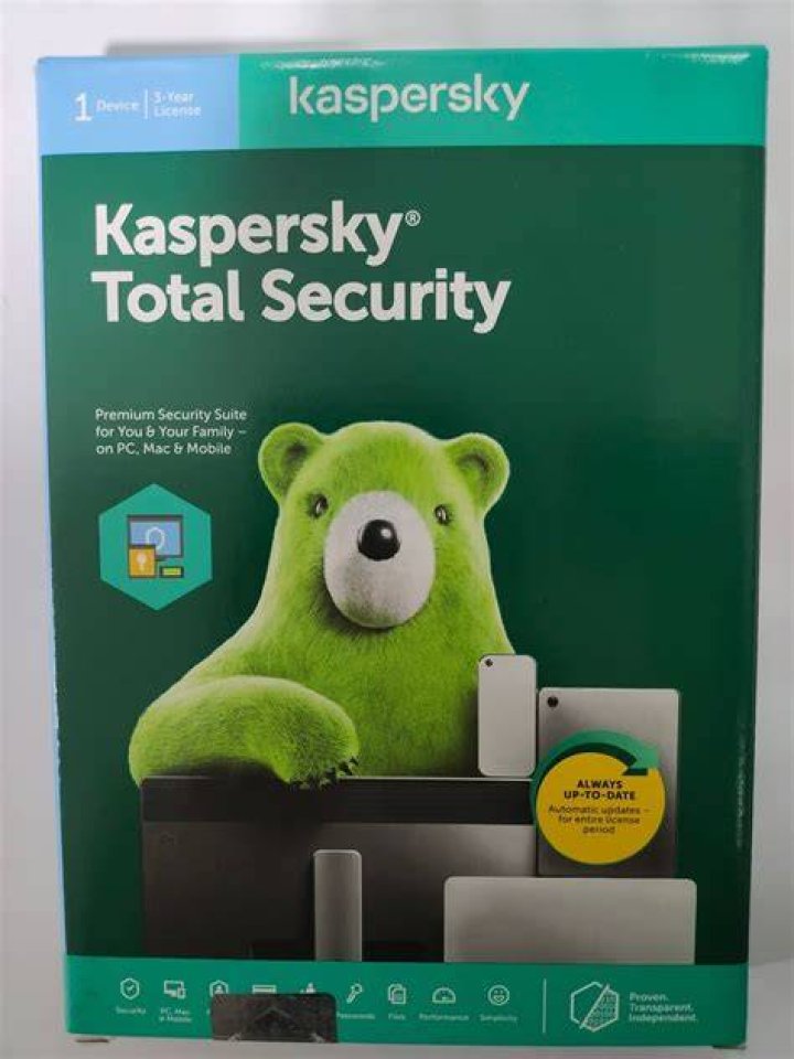 Kaspersky Total Security is currently 50% off