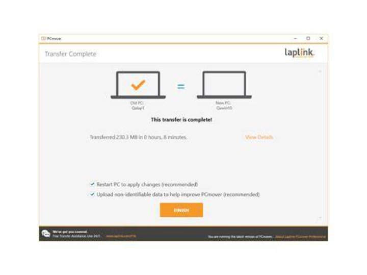 Laplink PC mover