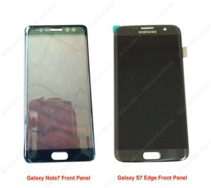 Leaked Galaxy Note 7 front panel confirms iris scanner