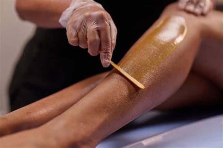 leg waxing