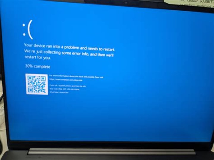 Lenovo laptop blue screen Windows 10