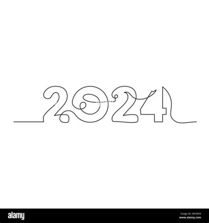 Lettering Text 2024 Vector, Lettering, Text, 2024 PNG and Vector with Transparent Background for