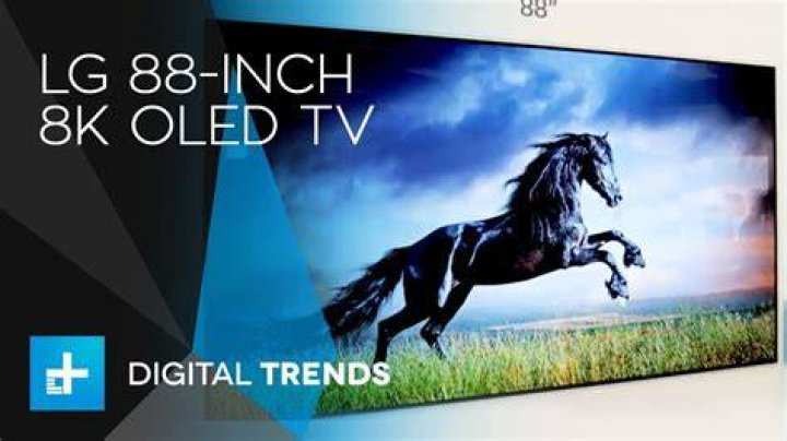 LG 88 inch 8k OLED display 