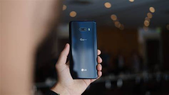 LG G8X ThinQ back in hand LG G8X ThinQ back in hand