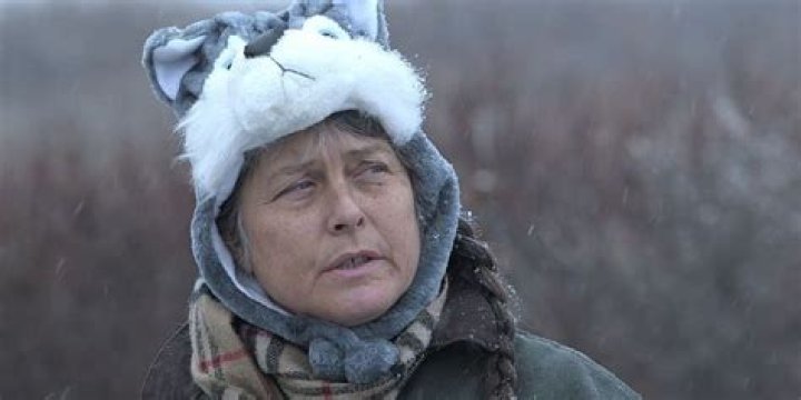 Life Below Zero Sue Aikens throwing water