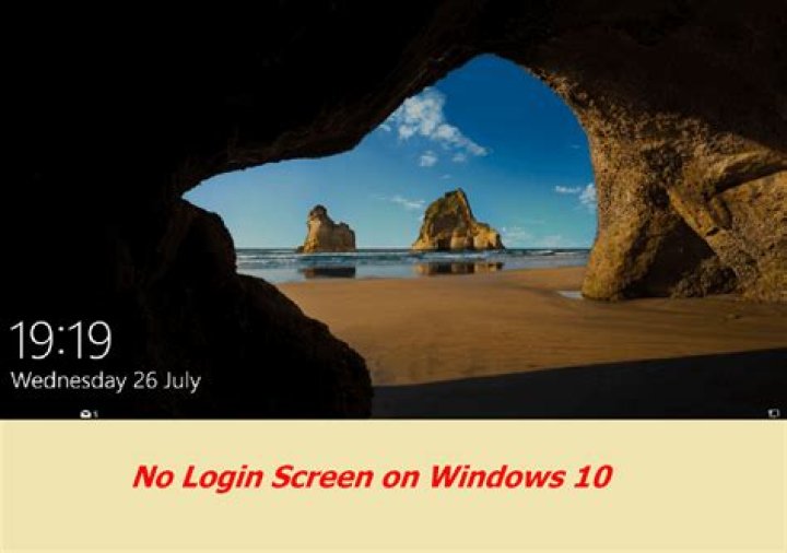 Login screen Windows 10 slow, stuck, frozen