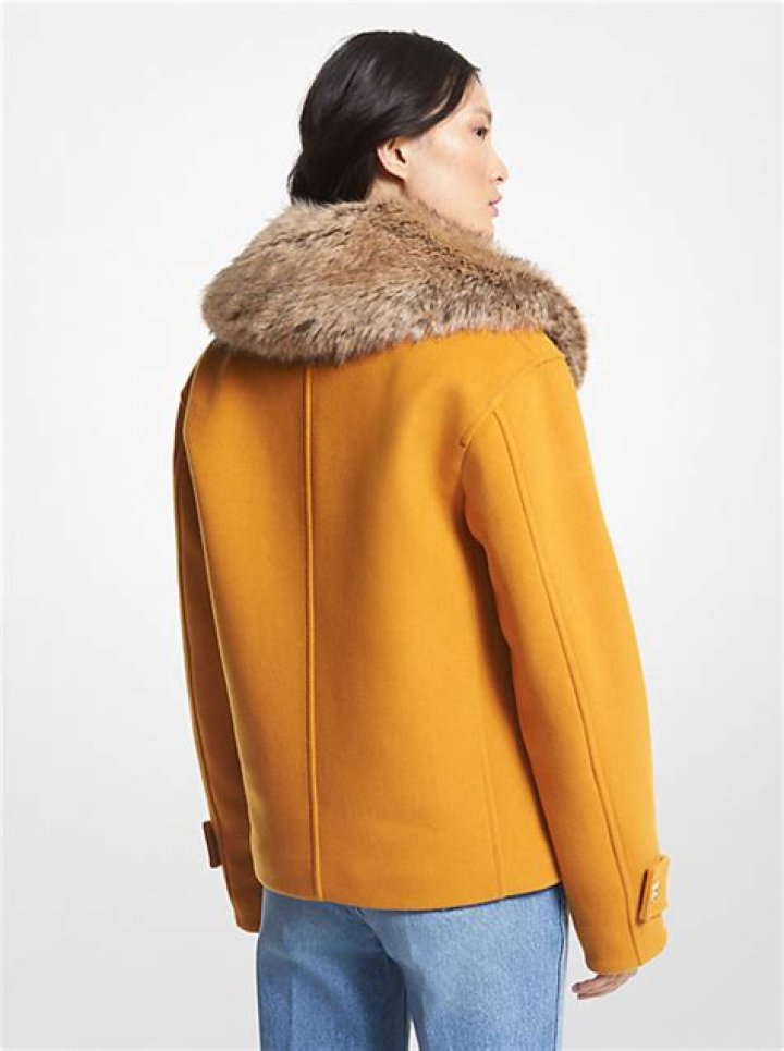 Michael Kors 2-in-1 Wool Blend Coat