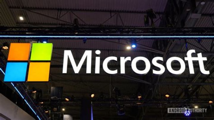 Microsoft logo centered MWC 2022 Microsoft logo centered MWC 2022