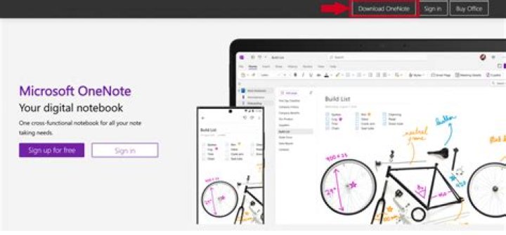 Microsoft OneNote screenshot 2021