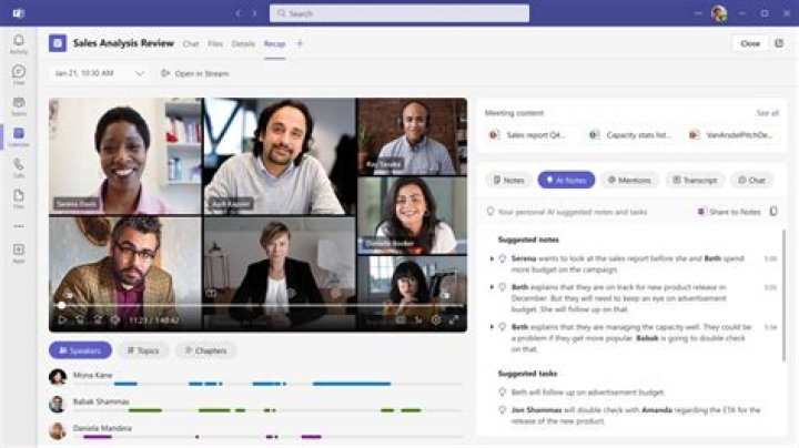 Microsoft Teams screenshot 2021 Microsoft Teams screenshot 2021