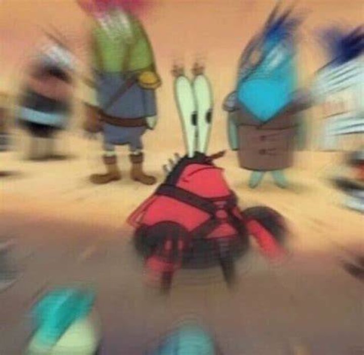 Mr Krabs Blur Meme Template