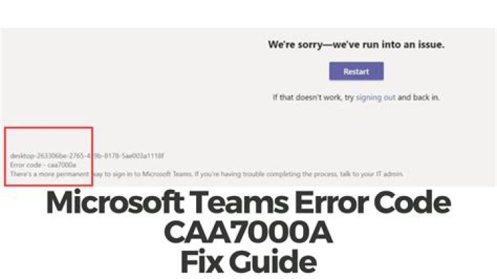ms teams error code caa20004