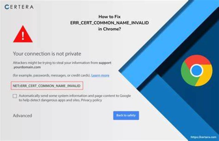 NET::ERR_CERT_INVALID error on Google Chrome [FIXED]