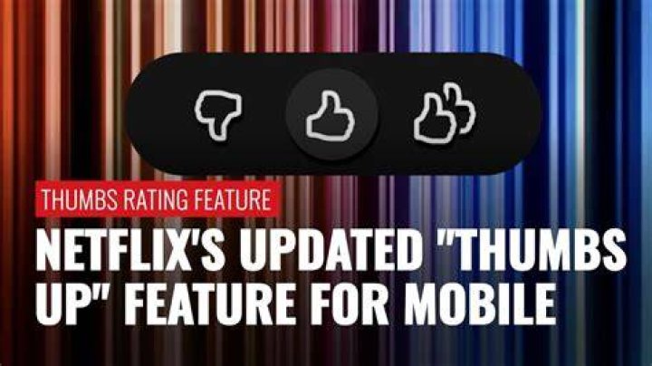 Netflix two thumbs up in app Netflix two thumbs up in app