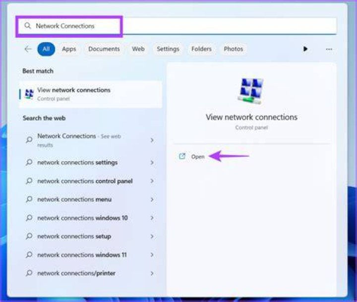 Network Connections window windows 11 vpn not working