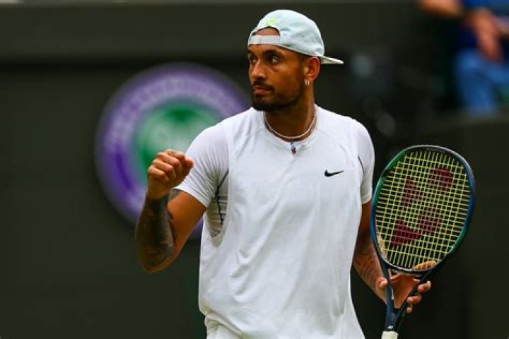 Nick Kyrgios at Wimbledon