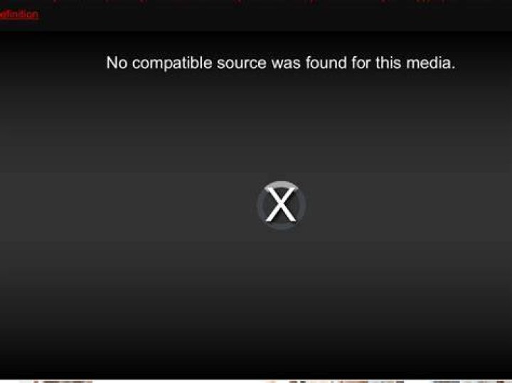 no compatible source was found for this video firefox