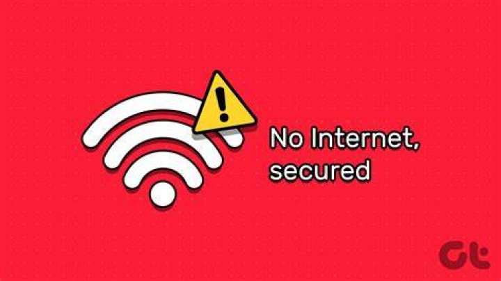 No Internet secured hotspot