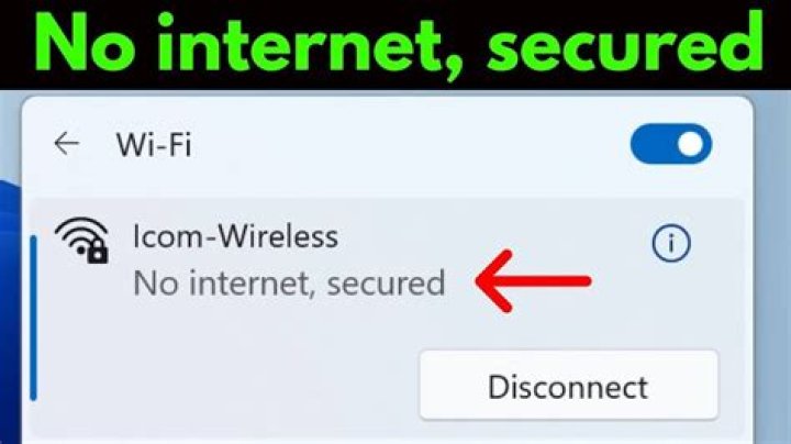 No Internet secured Netgear