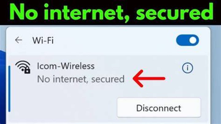 No Internet secured on all devices