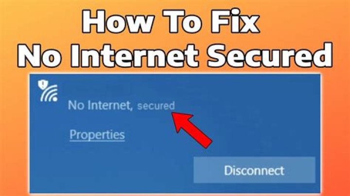 No Internet secured on HP laptop