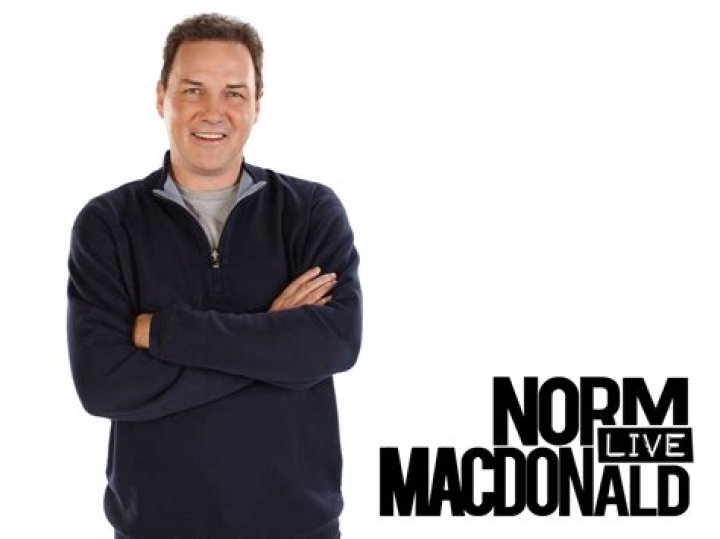 Norm Macdonald performing live 