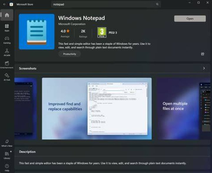 notepad Windows was unable to create a installation folder