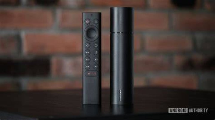 NVIDA Shield TV 2019 modle and controller upright NVIDA Shield TV 2019 modle and controller upright