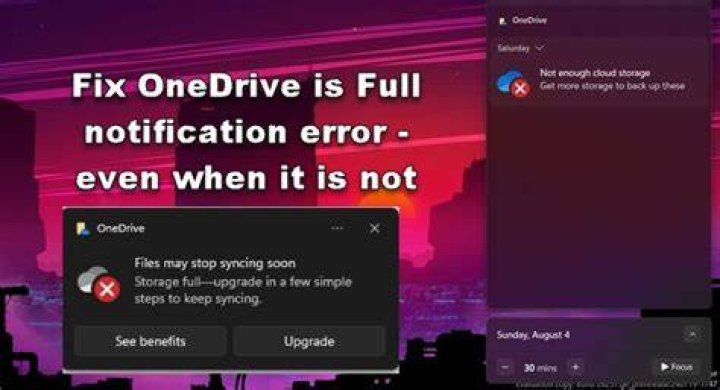 OneDrive is full error [Fix It Now]